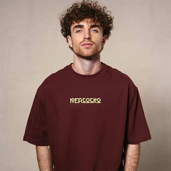 Burgundy Peacocko T-shirt